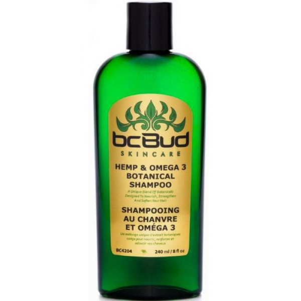 Hemp & Omega 3 Botanical Shampoo, Sulfate Free, SLS Free, for Itch...