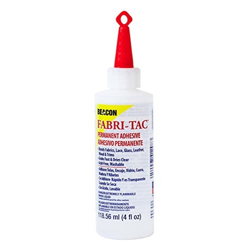 Beacon Fabri-Tac Permanent Adhesive, 4-Ounce FT4D