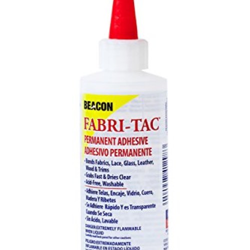 Beacon Fabri-Tac Permanent Adhesive, 4-Ounce FT4D