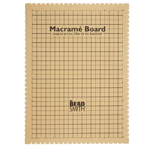 Beadaholique MWB20 Macrame Board, Brown