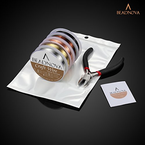 BEADNOVA Craft Wire Jewelry Beading Wire Tarnish Resistant Copper ...