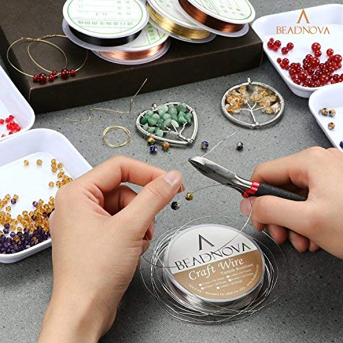 BEADNOVA Craft Wire Jewelry Beading Wire Tarnish Resistant Copper ...