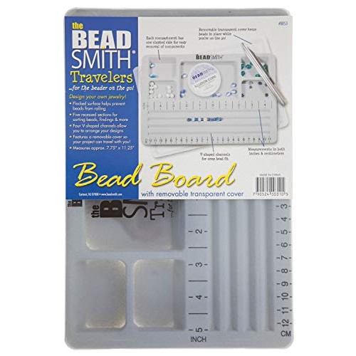 Mini Bead Board w/Lid, 3 Straight Channel 7.75x11.25in - BBS3