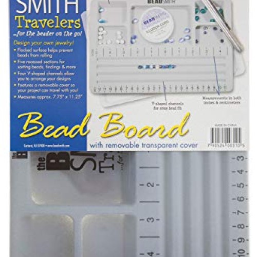 Mini Bead Board w/Lid, 3 Straight Channel 7.75x11.25in - BBS3