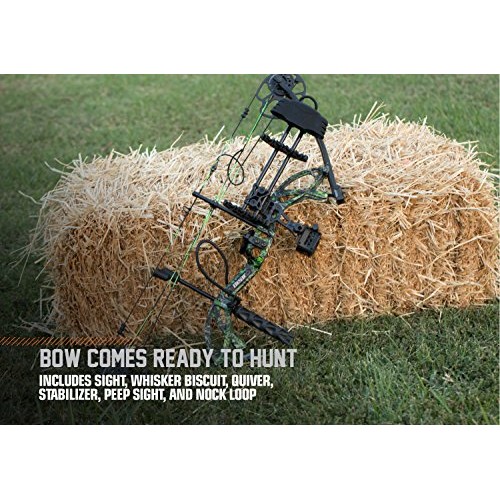 Bear Archery Cruzer G2 RTH Compound Bow - Moonshine Wildfire - Rig...