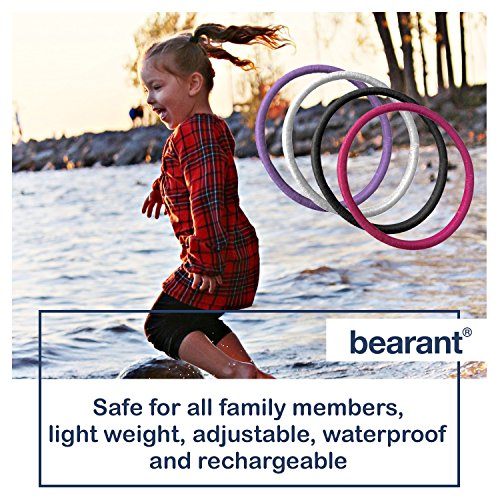 Bearant Elastic Lice Repellent Hair Bands - DEET-free, with Natura...