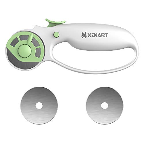 Xinart 45mm Rotary Cutter for Fabric Safety Lock Ergonomic Classic...
