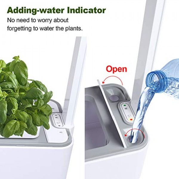 Indoor Herb Garden, BEAUTLOHAS. Hydroponics Growing System with Ti...