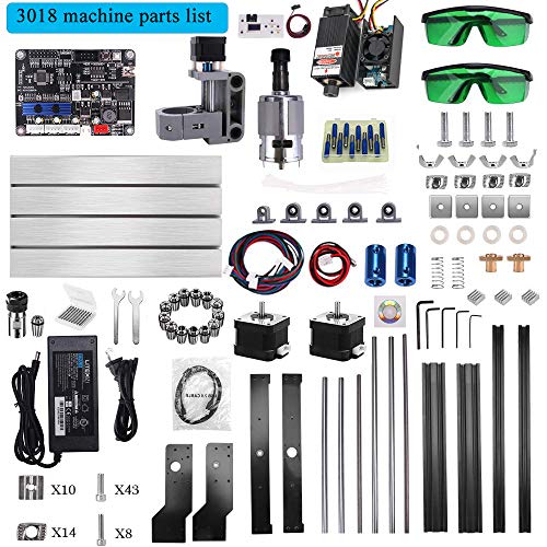 7000mw Laser Engraver CNC 3018 Pro Engraving Machine, GRBL Control...