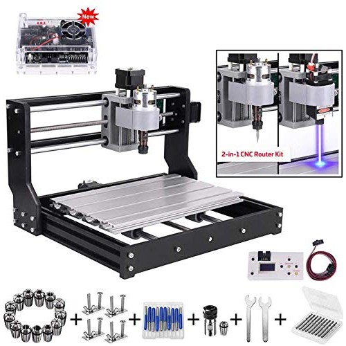 7000mw Laser Engraver CNC 3018 Pro Engraving Machine, GRBL Control...