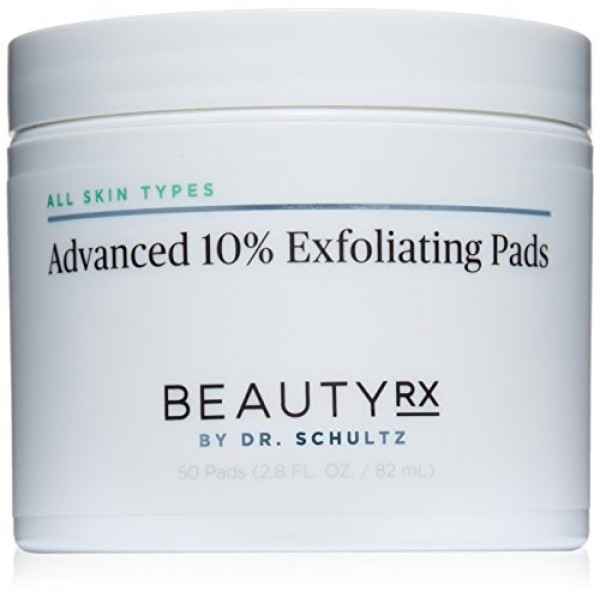 BeautyRx by Dr. Schultz Advanced 10 Percent Exfoliating Pads, 2.8 ...