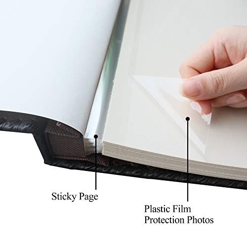 Beautyus Photo Album Book, Family Album, Leather Cover, Holds 3x5,...