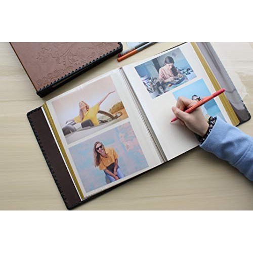 Beautyus Photo Album Book, Family Album, Leather Cover, Holds 3x5,...