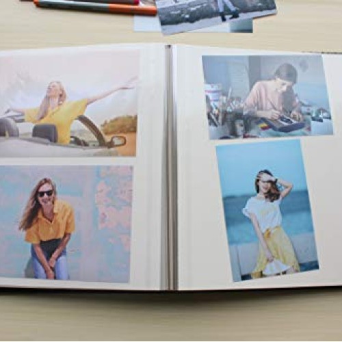 Beautyus Photo Album Book, Family Album, Leather Cover, Holds 3x5,...