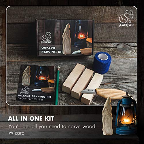 BeaverCraft, Beginners Wood Carving Whittling Kit - Hobby DIY Wood...