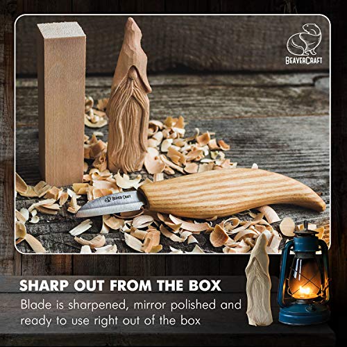 BeaverCraft, Beginners Wood Carving Whittling Kit - Hobby DIY Wood...