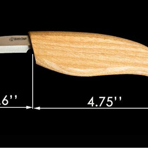BeaverCraft Cutting Knife C2 6.5 Whittling Knife for Fine Chip Ca...
