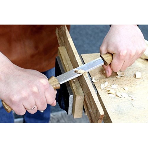 BeaverCraft Draw Knife DK1-4,3 Straight Debarking Shave Woodworki...