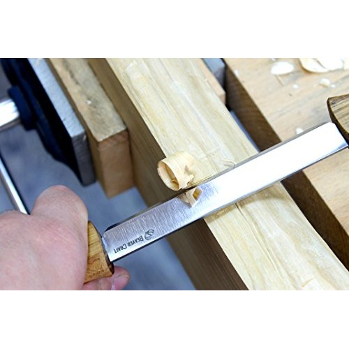 BeaverCraft Draw Knife DK1-4,3 Straight Debarking Shave Woodworki...