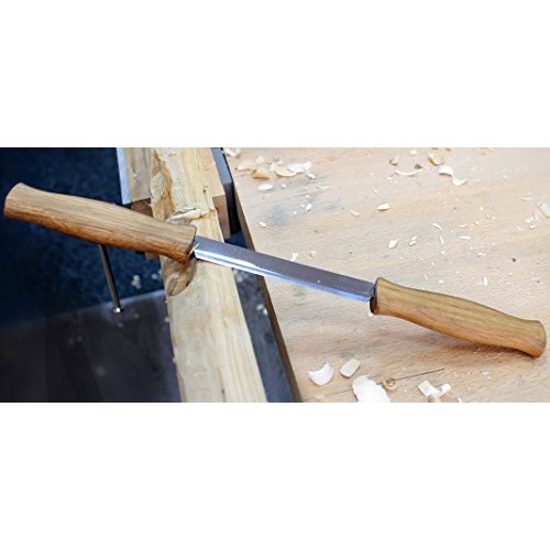 BeaverCraft Draw Knife DK1-4,3 Straight Debarking Shave Woodworki...