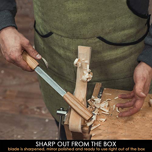 BeaverCraft Draw Knife Woodworking Tool 4.3 Drawknife Wood Carvin...