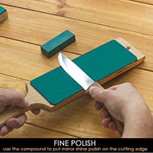 BeaverCraft, Green Strop Compound PP02 - Chromium Oxide Green Roug...