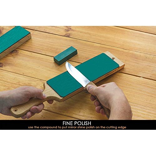 BeaverCraft, Green Strop Compound PP02 - Chromium Oxide Green Roug...