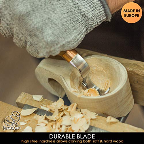 BeaverCraft Hook Knife Wood Carving SK2 Long Knives Spoon Carving ...