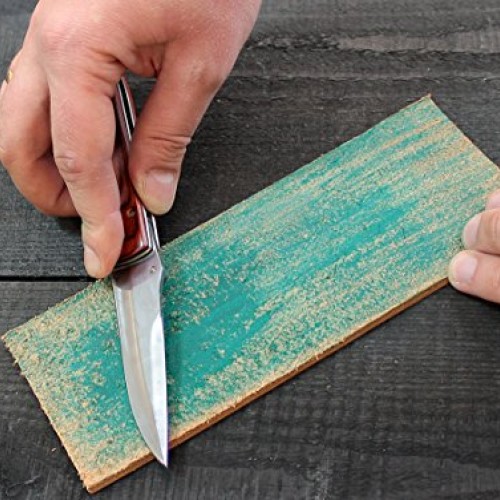 BeaverCraft Leather Honing Strop with Polishing Compound LS2P1SR41...