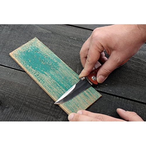BeaverCraft Leather Honing Strop with Polishing Compound LS2P1SR41...