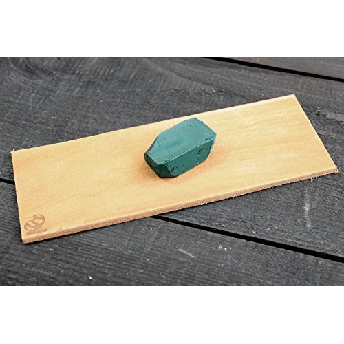 BeaverCraft Leather Honing Strop with Polishing Compound LS2P1SR41...