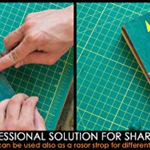 BeaverCraft LS2P1 Leather Strop Honing Sharpening Strop Knives Chi...
