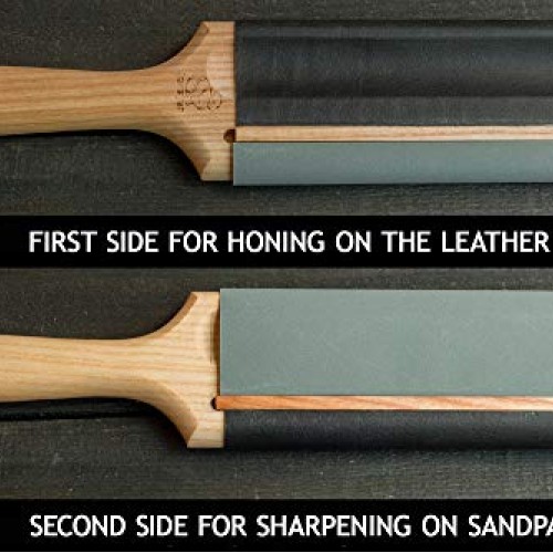 BeaverCraft LS5P1 Wood Carving Strop Wood Carving Gouge Hook Knife...