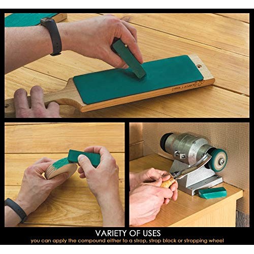 BeaverCraft P02 Polishing Compound Fine Green Buffing Compound 1.6...