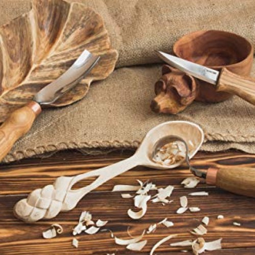 BeaverCraft S14 Wood Carving Tools Kit Wood Carving Set Wood Carvi...