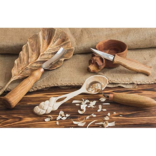 BeaverCraft S14 Wood Carving Tools Kit Wood Carving Set Wood Carvi...