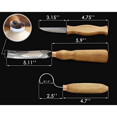 BeaverCraft S14 Wood Carving Tools Kit Wood Carving Set Wood Carvi...