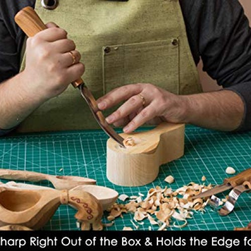 BeaverCraft S14 Wood Carving Tools Kit Wood Carving Set Wood Carvi...
