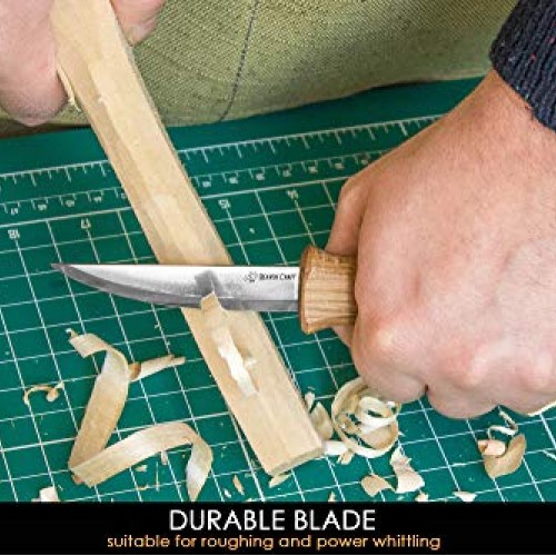 BeaverCraft Sloyd Knife C4 3.14 Wood Carving Sloyd Knife for Whit...
