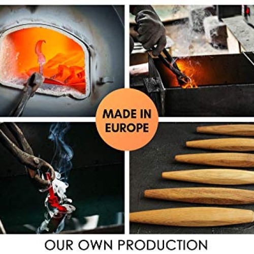 BeaverCraft Spoon Carving Hook Knife SK5 2 - Double Sided Sharpen...