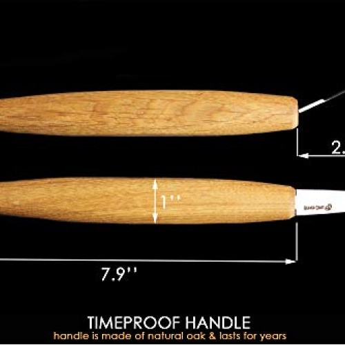 BeaverCraft Spoon Carving Hook Knife SK5 2 - Double Sided Sharpen...