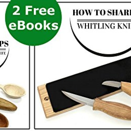 BeaverCraft Spoon Carving Hook Knife SK5 2 - Double Sided Sharpen...