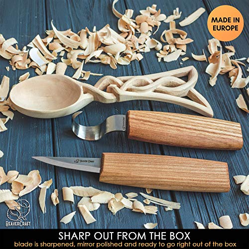 BeaverCraft, Spoon Carving Kit for Beginners DIY04 - Wood Carving ...