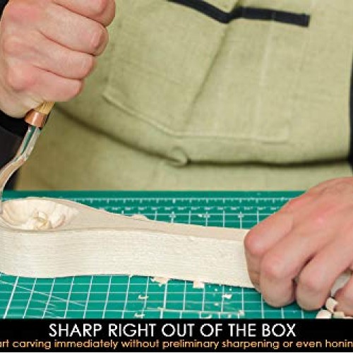 BeaverCraft, Wood Carving Bent Gouge K8a/14 0.55 - Spoon Carving ...