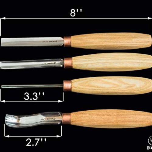 BeaverCraft, Wood Carving Chisel Set SC01 - Gouge Wood Carving Too...