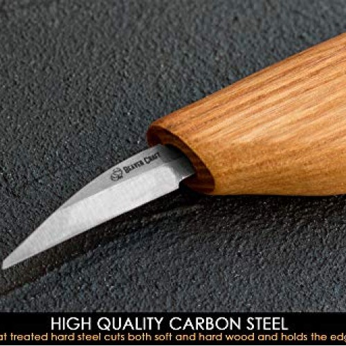 BeaverCraft Wood Carving Detail Knife C15 1.5 Whittling Knife for...