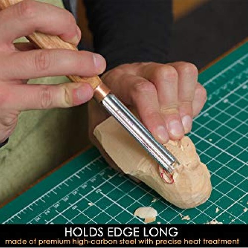 BeaverCraft Wood Carving Gouge K9/10 Woodworking Hand Chisel Compa...