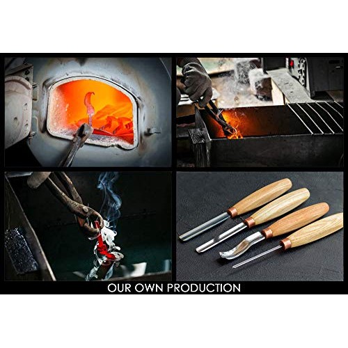 BeaverCraft Wood Carving Gouge K9/10 Woodworking Hand Chisel Compa...