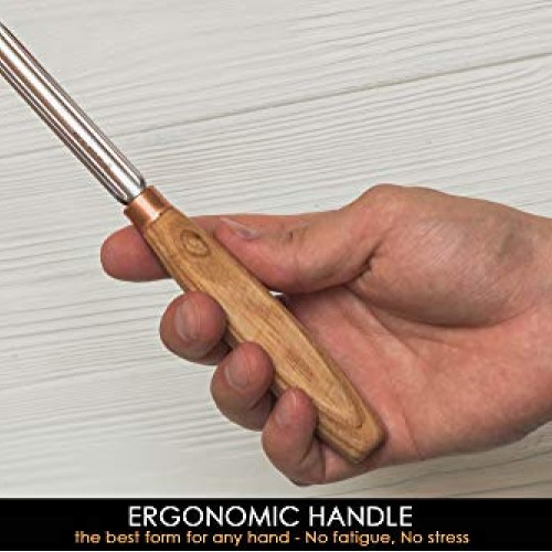 BeaverCraft Wood Carving Gouge K9/10 Woodworking Hand Chisel Compa...
