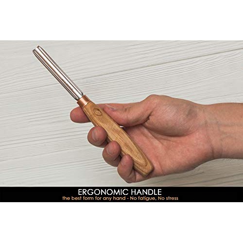 BeaverCraft Wood Carving Gouge K9/10 Woodworking Hand Chisel Compa...